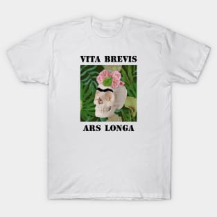 Frida Kahlo Skull and Flowers T-Shirt